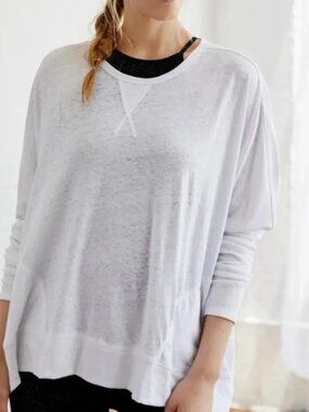 Free People Movement First Choice Long Sleeve Tee in White Size XS